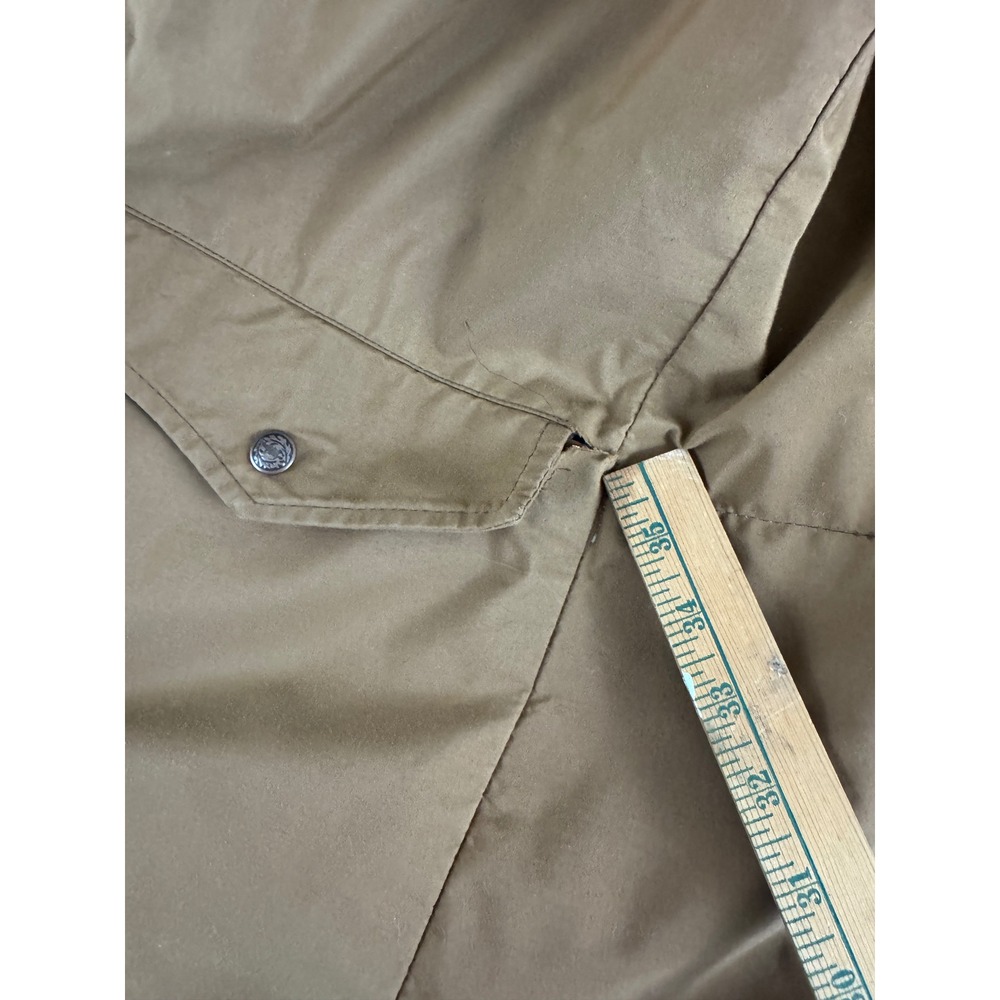 Jansport Gore Tex Hooded Jacket Tan Brown Mens Size Small Made in USA - Picture 15 of 16